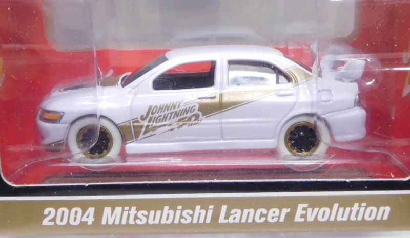 画像: 2019 JOHNNY LIGHTNING "MIJO EXCLUSIVE" 【"BLACK AND GOLD" 2004 MITSUBISHI LANCER EVOLUTION】WHITE/RR(WHITE LIGHTNING)(予約不可）