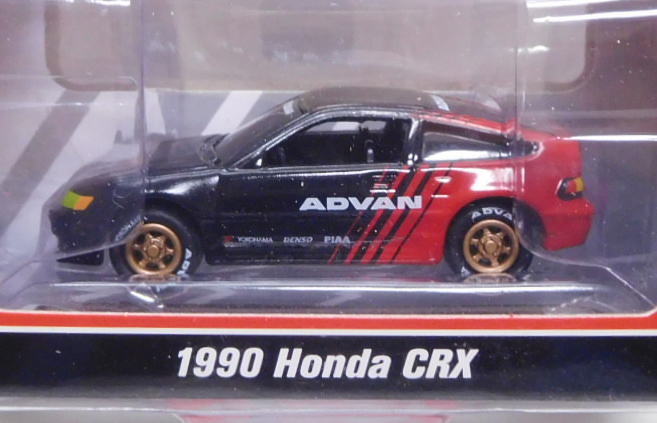 画像: 2019 JOHNNY LIGHTNING "MIJO EXCLUSIVE" 【"ADVAN" 1990 HONDA CRX】BLACK-RED/RR(予約不可）