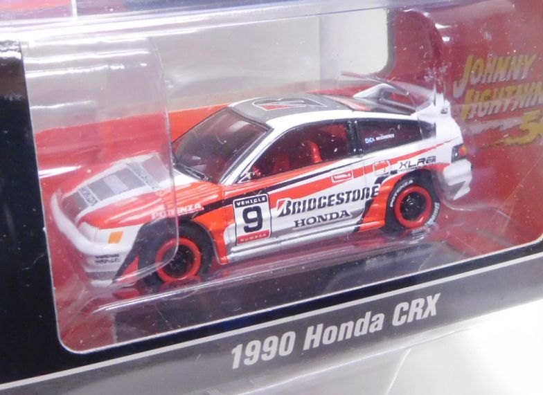 画像: 2019 JOHNNY LIGHTNING "MIJO EXCLUSIVE" 【"BRIDGESTONE" 1990 HONDA CRX】WHITE-RED/RR(予約不可）