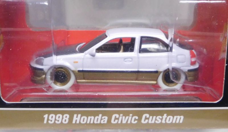 画像: 2019 JOHNNY LIGHTNING "MIJO EXCLUSIVE" 【"BLACK AND GOLD" 1998 HONDA CIVIC CUSTOM】WHITE/RR(WHITE LIGHTNING)(予約不可）