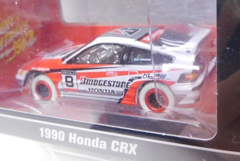 画像: 2019 JOHNNY LIGHTNING "MIJO EXCLUSIVE" 【"BRIDGESTONE" 1990 HONDA CRX】WHITE/RR(WHITE LIGHTNING)(予約不可）