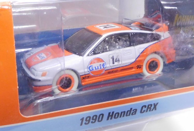 画像: 2019 JOHNNY LIGHTNING "MIJO EXCLUSIVE" 【"GULF" 1990 HONDA CRX】WHITE/RR(WHITE LIGHTNING)(予約不可）