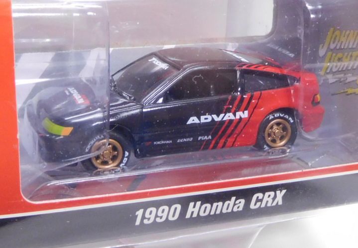 画像: 2019 JOHNNY LIGHTNING "MIJO EXCLUSIVE" 【"ADVAN" 1990 HONDA CRX】BLACK-RED/RR(予約不可）