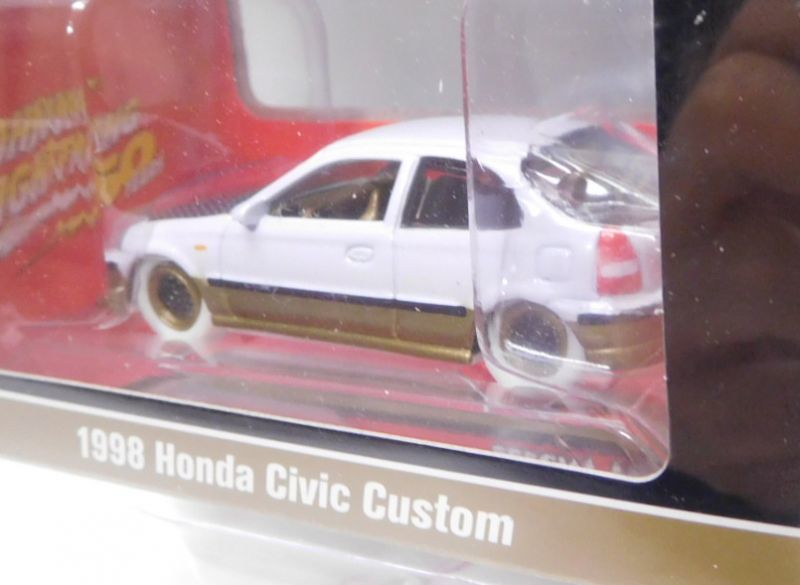 画像: 2019 JOHNNY LIGHTNING "MIJO EXCLUSIVE" 【"BLACK AND GOLD" 1998 HONDA CIVIC CUSTOM】WHITE/RR(WHITE LIGHTNING)(予約不可）