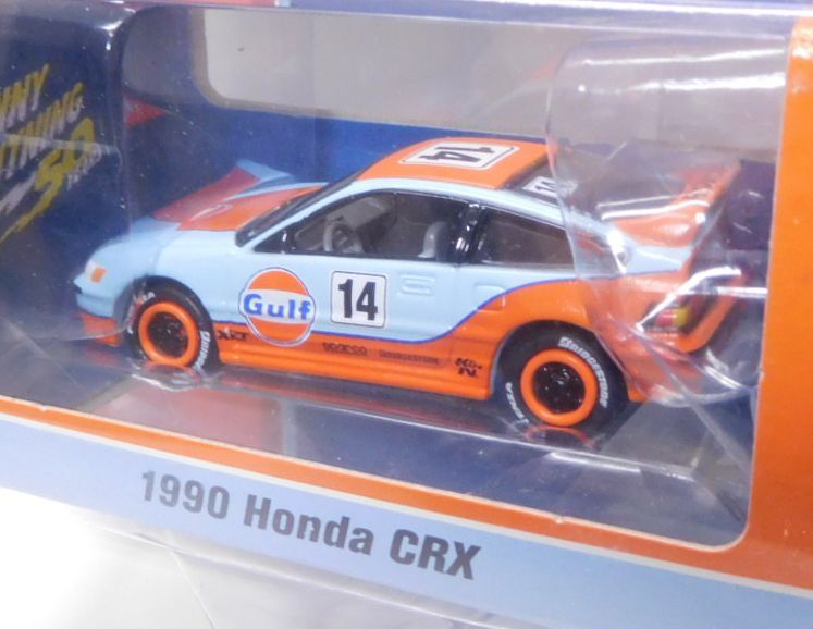 画像: 2019 JOHNNY LIGHTNING "MIJO EXCLUSIVE" 【"GULF" 1990 HONDA CRX】LT.BLUE-ORANGE/RR(予約不可）