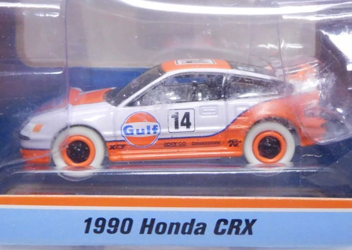 画像: 2019 JOHNNY LIGHTNING "MIJO EXCLUSIVE" 【"GULF" 1990 HONDA CRX】WHITE/RR(WHITE LIGHTNING)(予約不可）