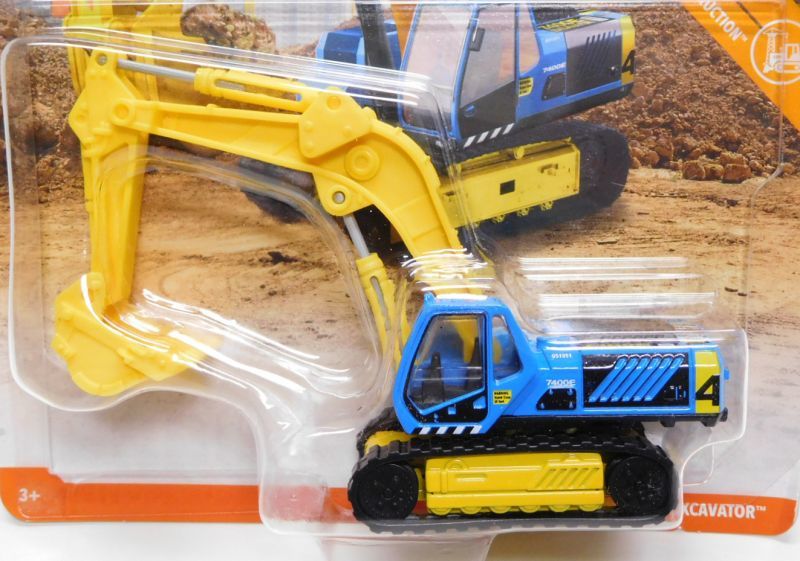 画像: 2019 REAL WORKING RIGS 【MBX EXCAVATOR】 YELLOW-LT.BLUE