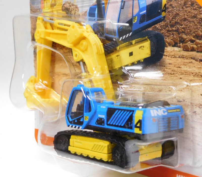 画像: 2019 REAL WORKING RIGS 【MBX EXCAVATOR】 YELLOW-LT.BLUE