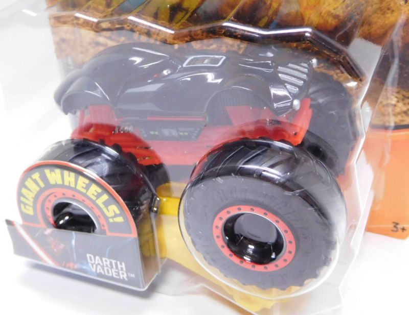 画像: 2019 HW MONSTER TRUCKS! 【DARTH VADER】 BLACK (includes CONNECT AND CRASH CAR)