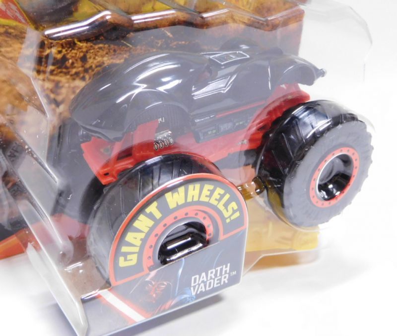 画像: 2019 HW MONSTER TRUCKS! 【DARTH VADER】 BLACK (includes CONNECT AND CRASH CAR)