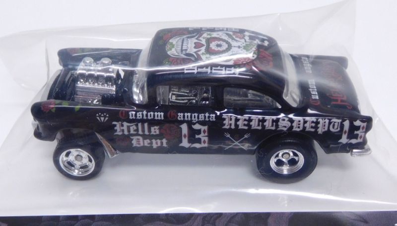 画像: HELLS DEPT 2019 - JDC13 【'55 CHEVY BEL AIR GASSER (カスタム完成品)】 BLACK(HD)/RR（送料サービス適用外）