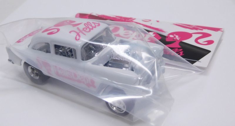 画像: HELLS DEPT 2019 - JDC13 【'55 CHEVY BEL AIR GASSER (カスタム完成品)】 WHITE (SKULL LADY)/RR（送料サービス適用外）