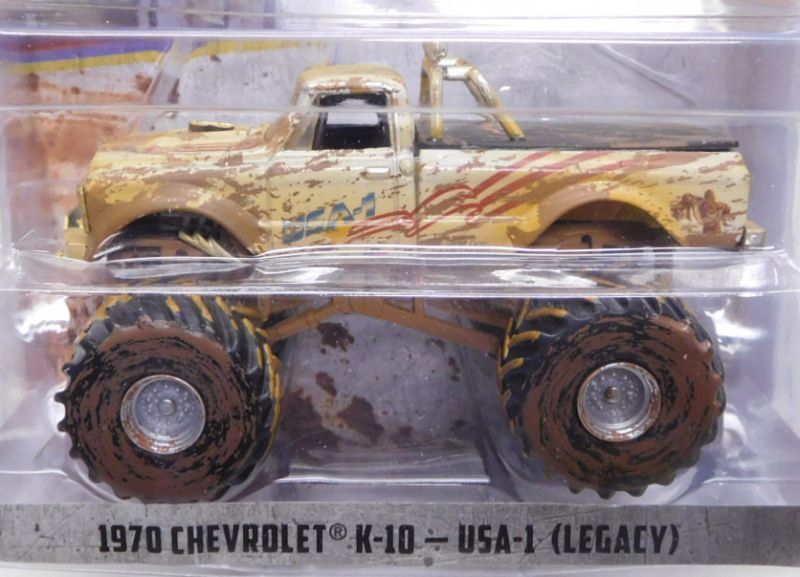 画像: 2019 GREENLIGHT KING OF CRUNCH S4 【1970 CHEVROLET K-10 - USA-1 (LEGACY)】 DIRTY-WHITE/RR