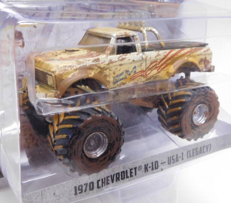 画像: 2019 GREENLIGHT KING OF CRUNCH S4 【1970 CHEVROLET K-10 - USA-1 (LEGACY)】 DIRTY-WHITE/RR