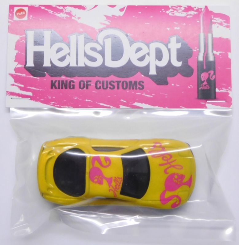 画像: HELLS DEPT 2019 - JDC13 【'95 MAZDA RX-7 (カスタム完成品)】 YELLOW (SKULL LADY)/RR（送料サービス適用外）