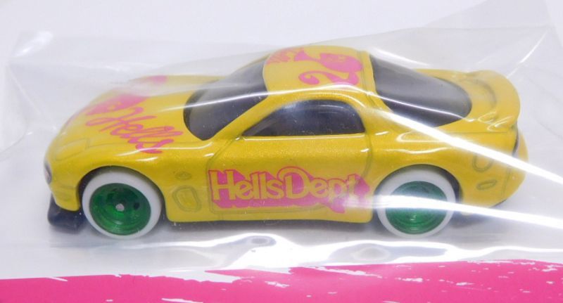 画像: HELLS DEPT 2019 - JDC13 【'95 MAZDA RX-7 (カスタム完成品)】 YELLOW (SKULL LADY)/RR（送料サービス適用外）