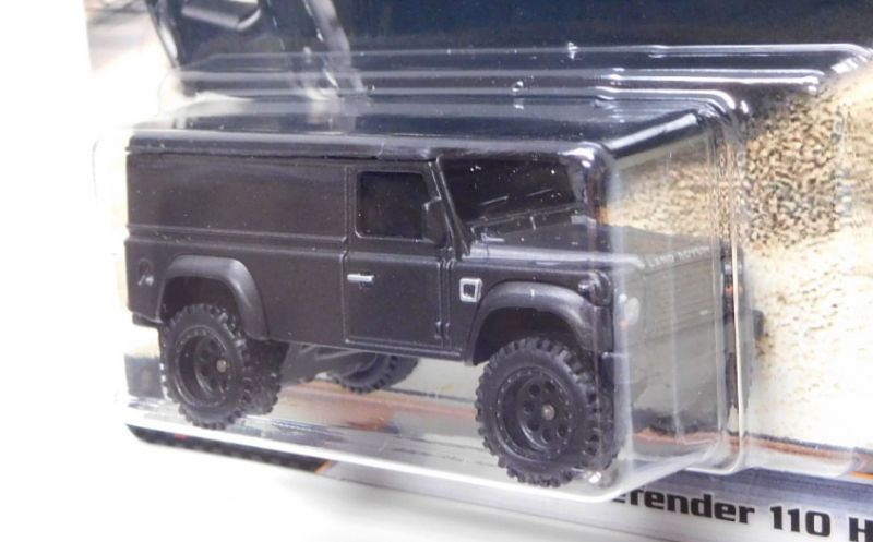 画像: 2019 HW PREMIUM FAST & FURIOUS "FURIOUS OFF-ROAD"【LAND ROVER DEFENDER 110 HARD TOP】 FLAT BLACK/RR (NEW CAST)