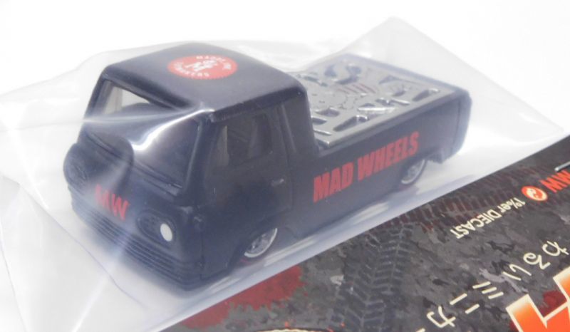 画像: MAD WHEELS (マッドホイール） 【60's FORD ECONOLINE with "MADDYくん" トノカバー (カスタム完成品）】FLAT BLACK/RR(RED) （送料サービス適用外） 