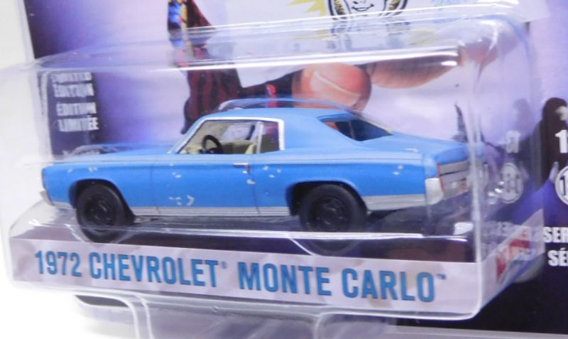 画像: 2019 GREENLIGHT HOLLYWOOD SERIES 25 【1972 CHEVROLET MONTE CARLO】 FLAT PALE BLUE/RR (ACE VENTURA) 