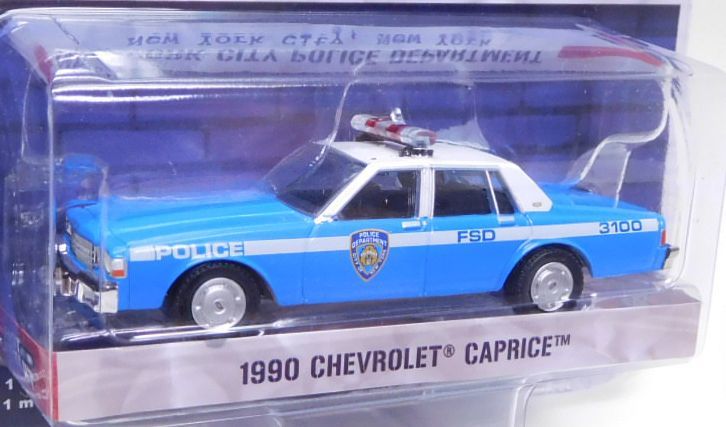 画像: 2019 GREENLIGHT HOT PURSUIT S32 【1990 CHEVROLET CAPRICE】 LT.BLUE-WHITE/RR (N.Y.P.D.)