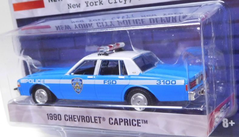 画像: 2019 GREENLIGHT HOT PURSUIT S32 【1990 CHEVROLET CAPRICE】 LT.BLUE-WHITE/RR (N.Y.P.D.)