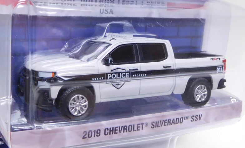 画像: 2019 GREENLIGHT HOT PURSUIT S32 【2019 CHEVROLET SILVERADO SSV】 WHITE/RR (GENERAL MOTORS FLEET POLICE)