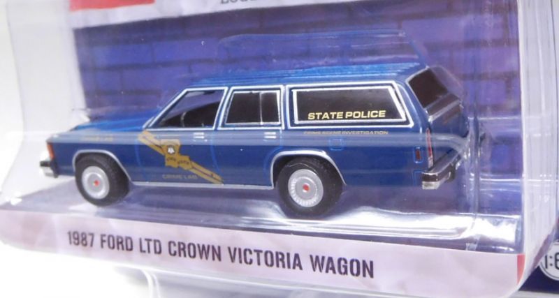 画像: 2019 GREENLIGHT HOT PURSUIT S32 【1987 FORD LTD CROWN VICTORIA WAGON】 NAVY/RR (LOUISIANA STATE POLICE)