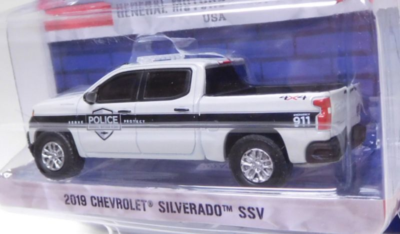 画像: 2019 GREENLIGHT HOT PURSUIT S32 【2019 CHEVROLET SILVERADO SSV】 WHITE/RR (GENERAL MOTORS FLEET POLICE)