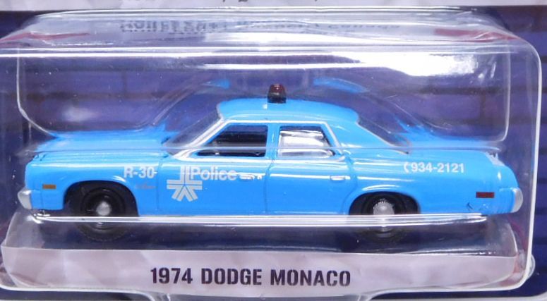 画像: 2019 GREENLIGHT HOT PURSUIT S32 【1974 DODGE MONACO】 LT.BLUE/RR (MONTREAL POLICE)