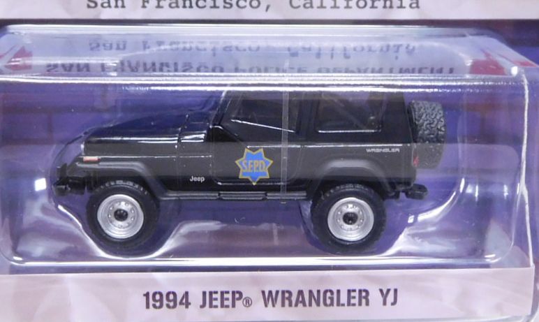 画像: 2019 GREENLIGHT HOT PURSUIT S32 【1994 JEEP WRANGLER YJ】 BLACK/RR (SAN FRANCISCO POLICE DEPARTMENT)