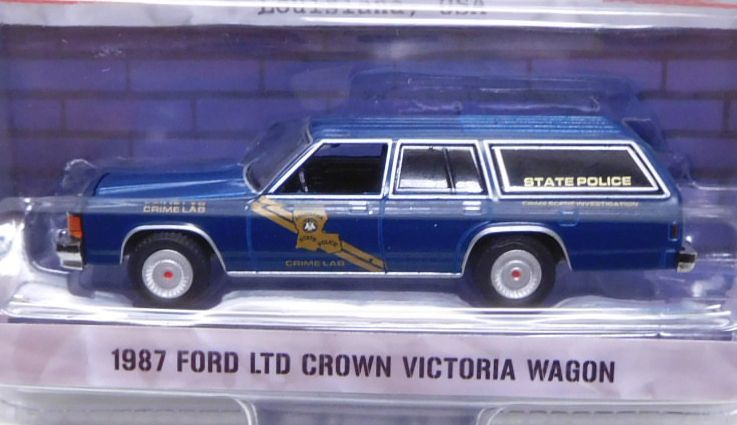 画像: 2019 GREENLIGHT HOT PURSUIT S32 【1987 FORD LTD CROWN VICTORIA WAGON】 NAVY/RR (LOUISIANA STATE POLICE)