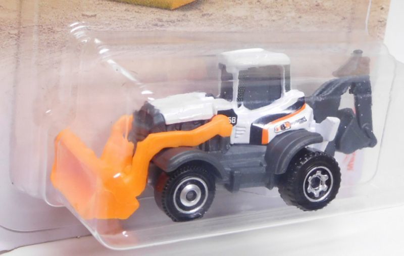 画像: 2019 【MBX BACKHOE】 WHITE-ORANGE (NEW CAST)