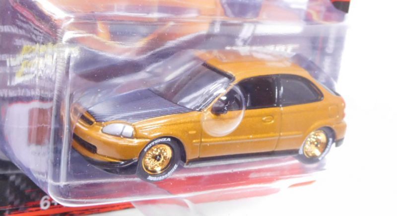 画像: 2019 JOHNNY LIGHTNING - STREET FREAKS S3A 【1996 HONDA CIVIC CUSTOM】 COPPER/RR