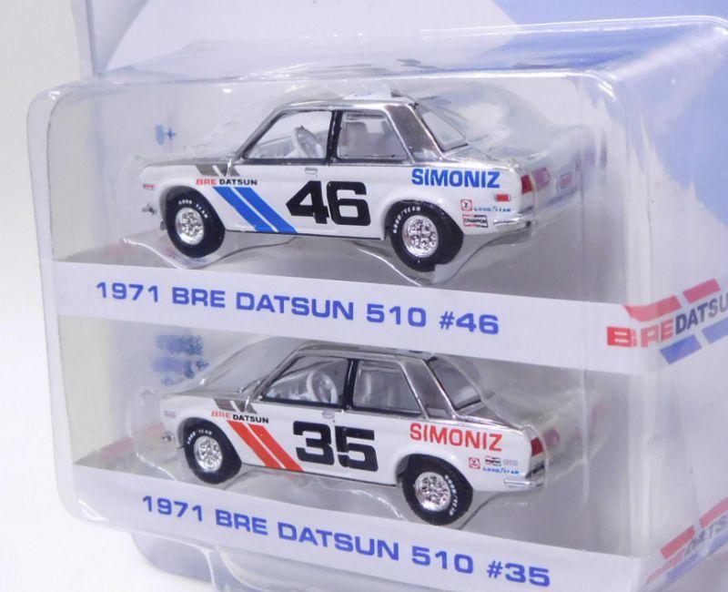 画像: 2019 GREENLIGHT MIJO EXCLUSIVE CHROME EDITION 【"BRE DATSUN 46/35" 1971 BRE DATSUN 510】CHROME/RR (CHASE)