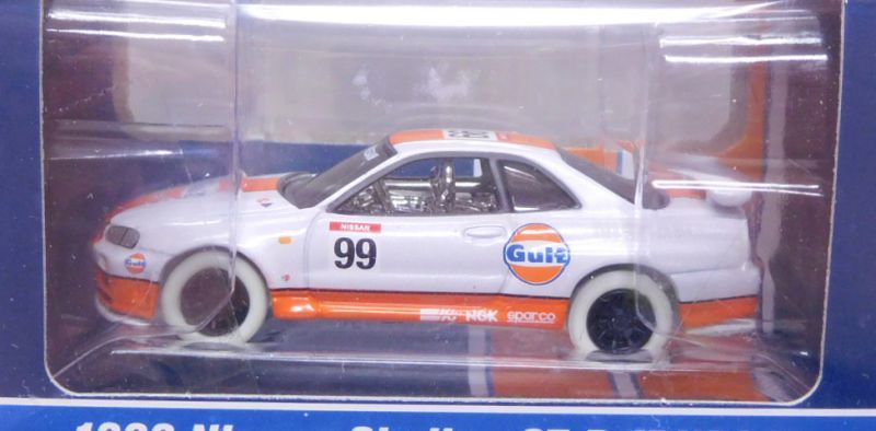 画像: 2019 JOHNNY LIGHTNING "MIJO EXCLUSIVE" 【"GULF" 1999 NISSAN SKYLINE GT-R (BNR34)】WHITE/RR(WHITE LIGHTNING）