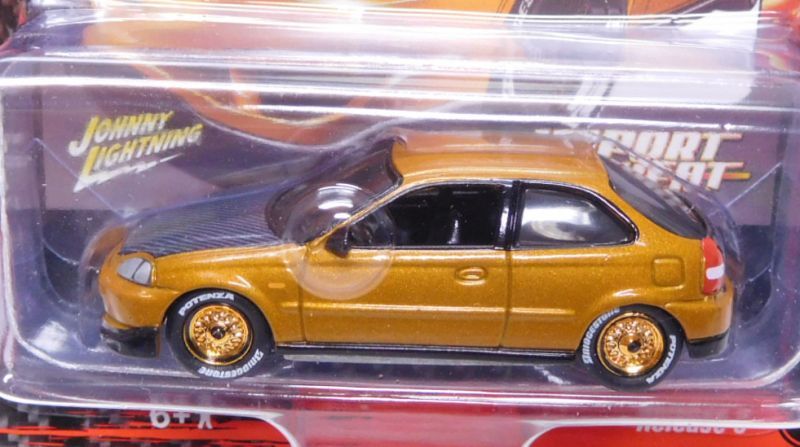 画像: 2019 JOHNNY LIGHTNING - STREET FREAKS S3A 【1996 HONDA CIVIC CUSTOM】 COPPER/RR