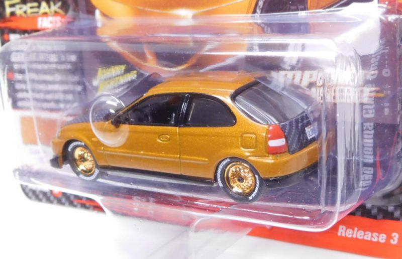 画像: 2019 JOHNNY LIGHTNING - STREET FREAKS S3A 【1996 HONDA CIVIC CUSTOM】 COPPER/RR