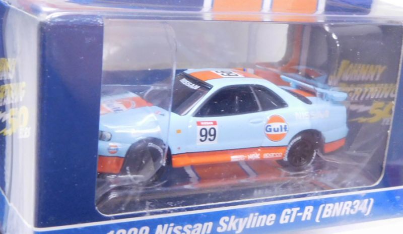 画像: 2019 JOHNNY LIGHTNING "MIJO EXCLUSIVE" 【"GULF" 1999 NISSAN SKYLINE GT-R (BNR34)】LT.BLUE/RR(予約不可）