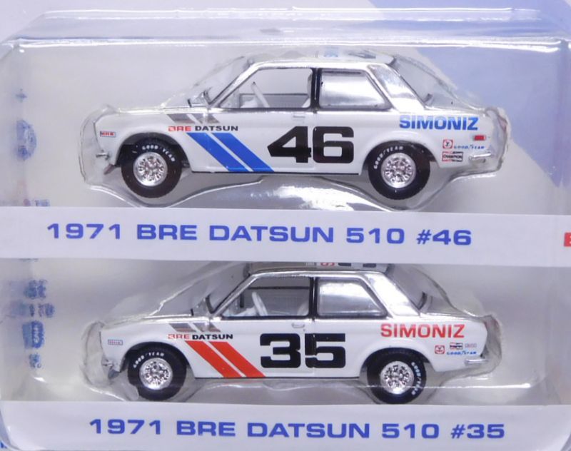 画像: 2019 GREENLIGHT MIJO EXCLUSIVE CHROME EDITION 【"BRE DATSUN 46/35" 1971 BRE DATSUN 510】CHROME/RR (CHASE)