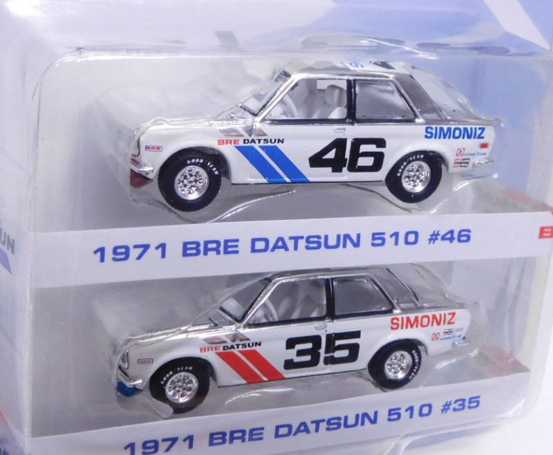 画像: 2019 GREENLIGHT MIJO EXCLUSIVE CHROME EDITION 【"BRE DATSUN 46/35" 1971 BRE DATSUN 510】CHROME/RR (CHASE)