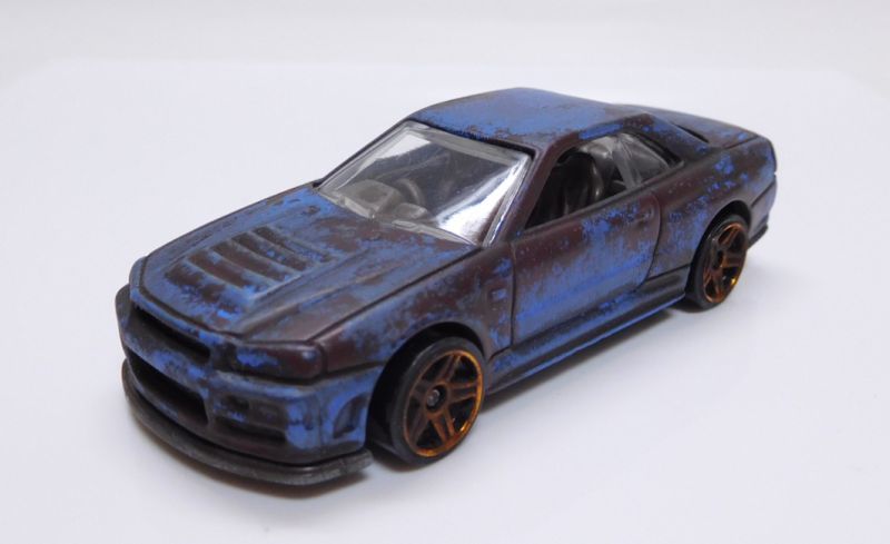 画像: 【売上全額寄付】ONE WORLD CUSTOM GARAGE "TIGER HOLE PROJECT" 【NISSAN SKYLINE GT-R (カスタム完成品）】 サビ-NAVY (売上金全額を台風19号災害義援金に寄付致します）（送料サービス適用外） 