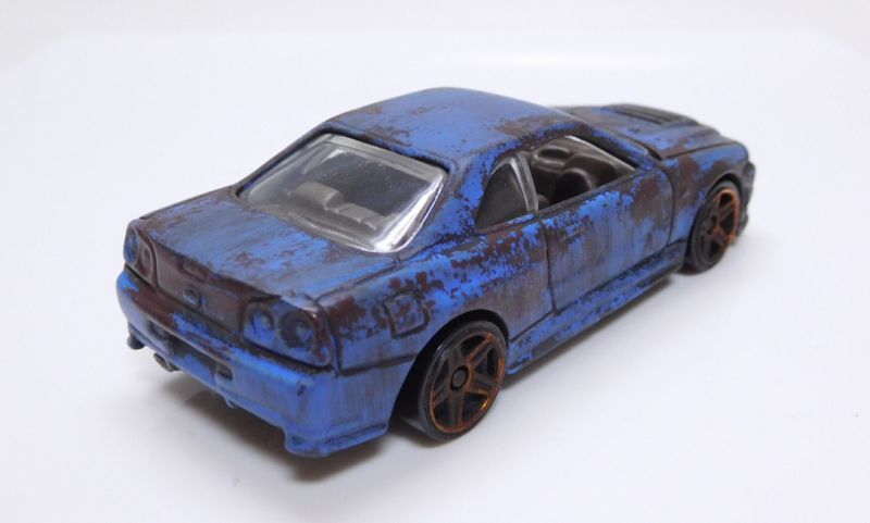 画像: 【売上全額寄付】ONE WORLD CUSTOM GARAGE "TIGER HOLE PROJECT" 【NISSAN SKYLINE GT-R (カスタム完成品）】 サビ-NAVY (売上金全額を台風19号災害義援金に寄付致します）（送料サービス適用外） 