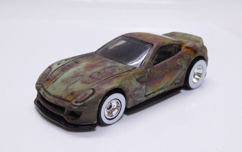 画像: 【売上全額寄付】ONE WORLD CUSTOM GARAGE "TIGER HOLE PROJECT" 【FERRARI 599XX (カスタム完成品）】 サビ-GREEN (売上金全額を台風19号災害義援金に寄付致します）（送料サービス適用外） 