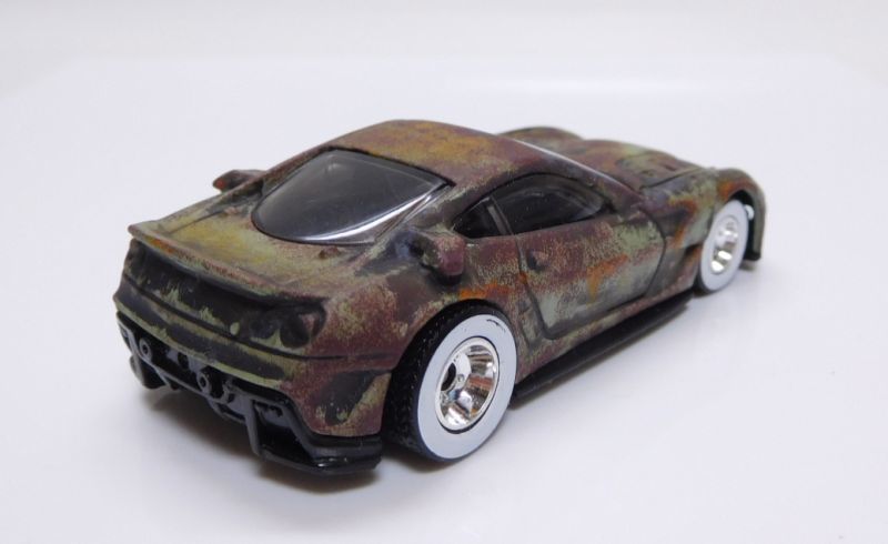 画像: 【売上全額寄付】ONE WORLD CUSTOM GARAGE "TIGER HOLE PROJECT" 【FERRARI 599XX (カスタム完成品）】 サビ-GREEN (売上金全額を台風19号災害義援金に寄付致します）（送料サービス適用外） 