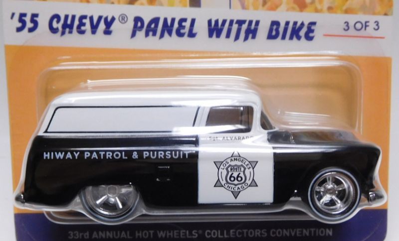 画像: 2019 33th Annual Convention 【'55 CHEVY PANEL with BIKE】 BLACK-WHITE/RR (FINALE CAR)(予約不可）