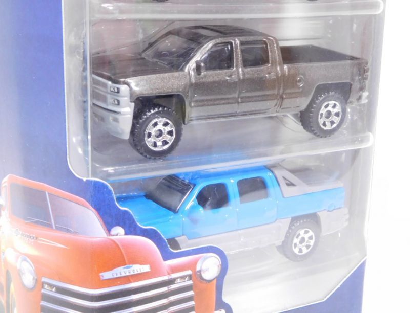 画像: 2018 MATCHBOX 5PACK 【CHEVROLET TRUCKS 100 YEARS】'75 Chevy Stepside/4x4 Chevy K-1500/'47 Chevy AD 3100/'14 Chevy Silverado/'02 Chevrolet Avalanche(予約不可）