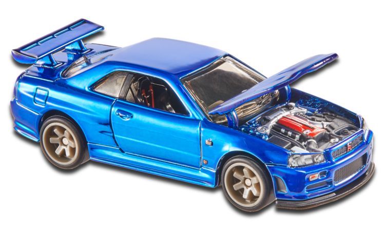 画像: 2019 RLC EXCLUSIVE 【NISSAN SKYLINE GT-R (BNR34)(フード開閉タイプ）】 SPEC.RACE TEAM BLUE/RR(予約不可）