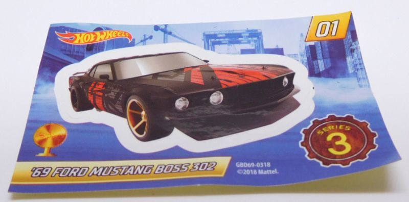 画像: 2019 WALMART EXCLUSIVE MYSTERY SERIES3 【'69 FORD MUSTANG BOSS 302】 FLAT BLACK/MC5 (CHASE) (予約不可）