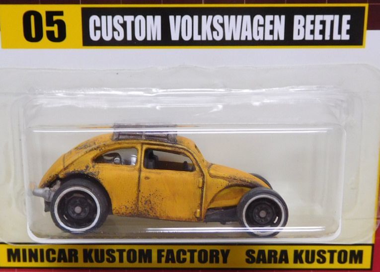 画像: SARA KUSTOM "BEE FIGHTER" 【CUSTOM VOLKSWAGEN BEETLE (カスタム完成品）】 サビ-YELLOW/DD8 （送料サービス適用外） 