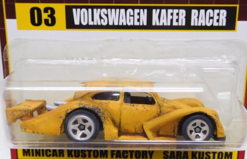 画像: SARA KUSTOM "BEE FIGHTER" 【VOLKSWAGEN KAFER RACER (カスタム完成品）】 サビ-YELLOW/5SP （送料サービス適用外） 